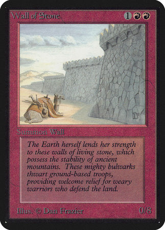 Wall of Stone [Limited Edition Alpha] | Empire Gaming NC