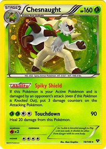 Chesnaught (Cosmos Holo) - 14/146 XY Base Set (14) [Blister Exclusives] | Empire Gaming NC