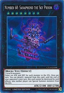 Number 68: Sanaphond the Sky Prison [CT14-EN008] Super Rare | Empire Gaming NC