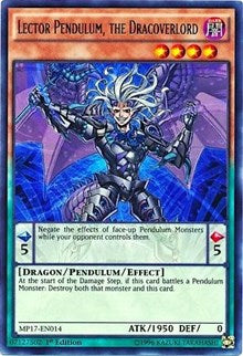 Lector Pendulum, the Dracoverlord [MP17-EN014] Ultra Rare | Empire Gaming NC