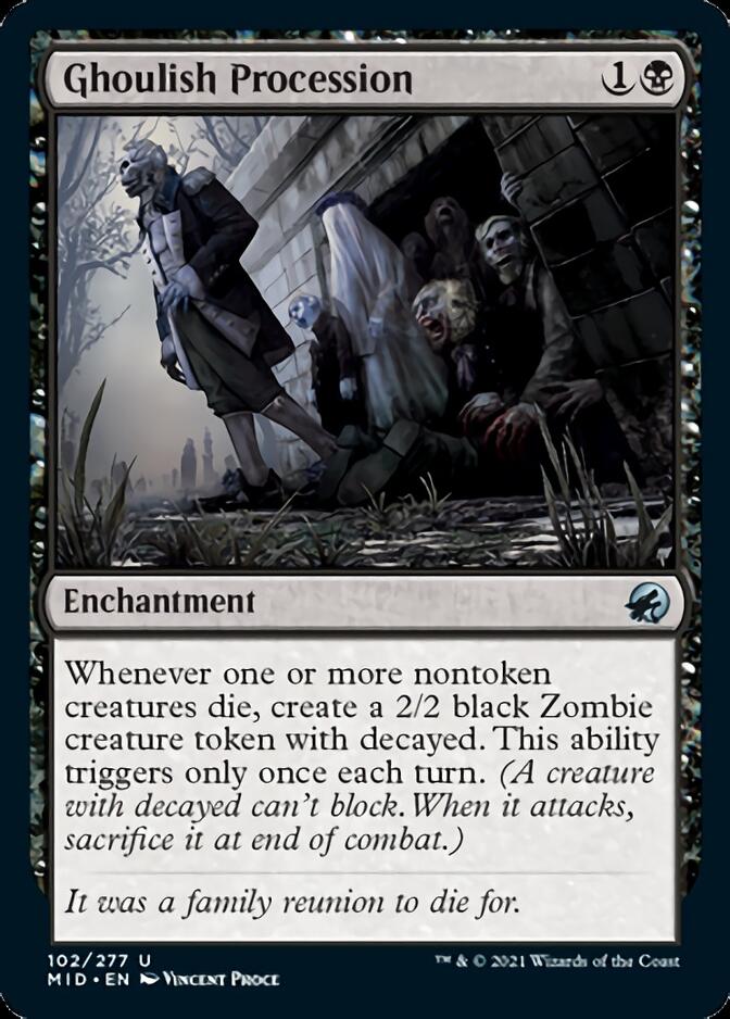 Ghoulish Procession [Innistrad: Midnight Hunt] | Empire Gaming NC