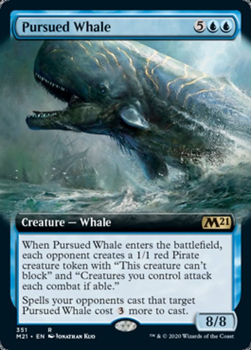 Pursued Whale (Extended Art) [Core Set 2021] | Empire Gaming NC