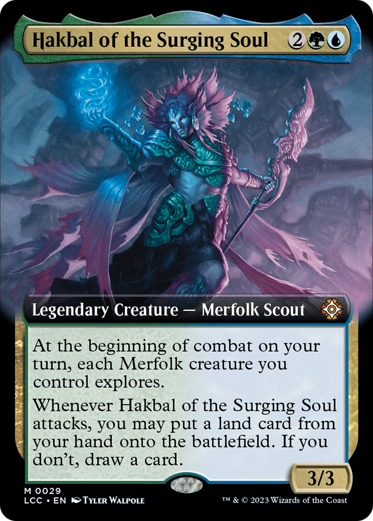 Hakbal of the Surging Soul (Extended Art) [The Lost Caverns of Ixalan Commander] | Empire Gaming NC