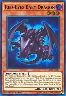 Red-Eyes Baby Dragon [LEDU-EN001] Ultra Rare | Empire Gaming NC