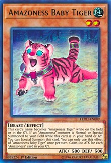 Amazoness Baby Tiger [LEDU-EN009] Ultra Rare | Empire Gaming NC