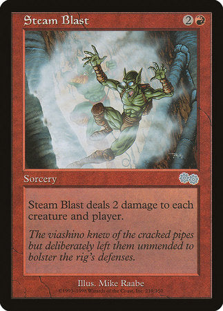 Steam Blast [Urza's Saga] | Empire Gaming NC