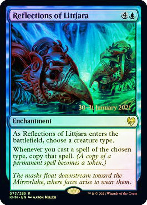 Reflections of Littjara  [Kaldheim Prerelease Promos] | Empire Gaming NC