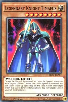 Legendary Knight Timaeus [LEDD-ENA07] Common | Empire Gaming NC