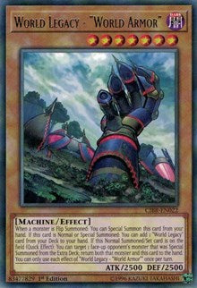 World Legacy - "World Armor" [CIBR-EN022] Rare | Empire Gaming NC