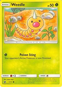 Weedle (1) [SM - Crimson Invasion] | Empire Gaming NC