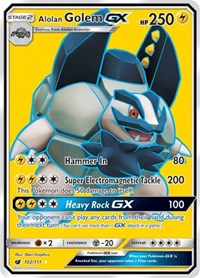 Alolan Golem GX (Full Art) (102) [SM - Crimson Invasion] | Empire Gaming NC