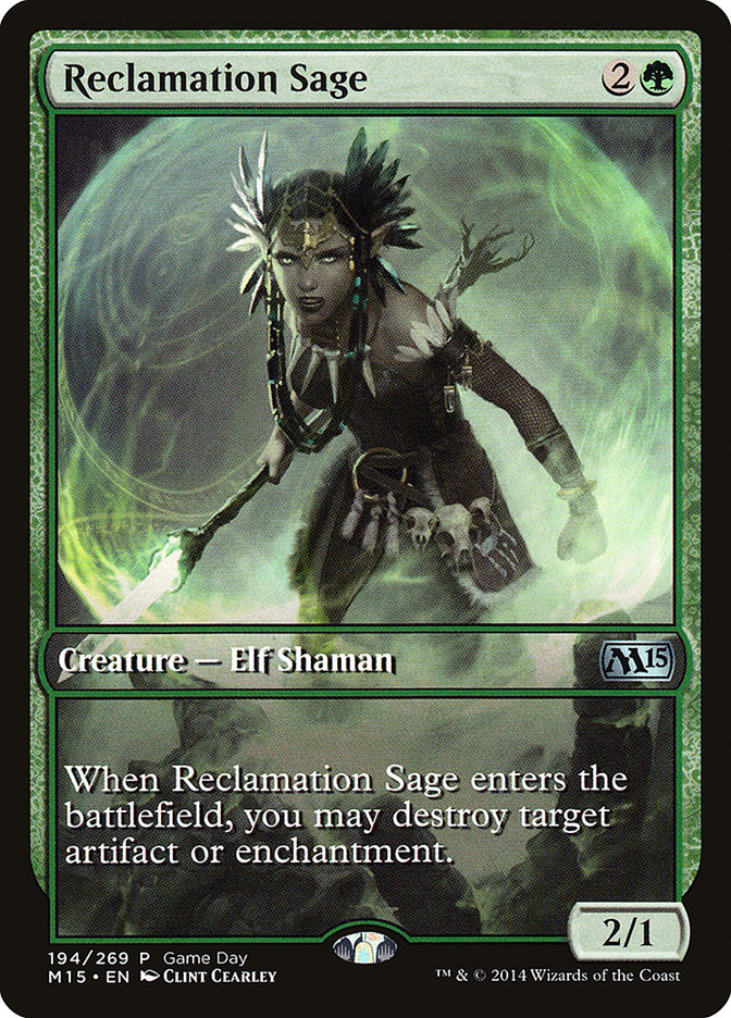 Reclamation Sage [Magic 2015 Promos] | Empire Gaming NC