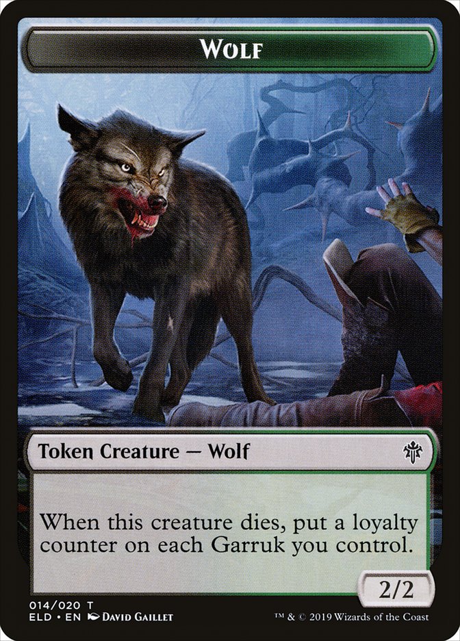 Wolf [Throne of Eldraine Tokens] | Empire Gaming NC