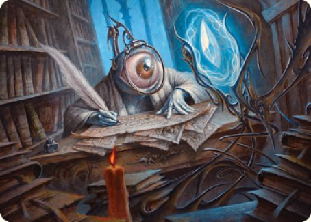 Unblinking Observer Art Card [Innistrad: Midnight Hunt Art Series] | Empire Gaming NC