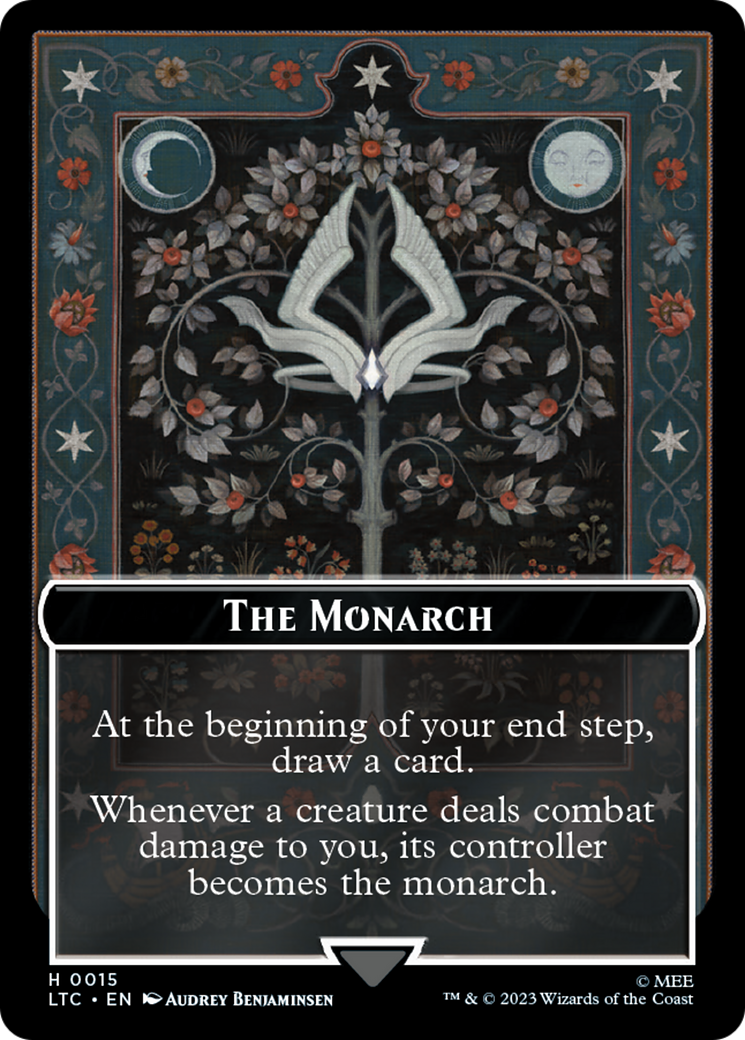 The Monarch // Treasure Double-Sided Token [The Lord of the Rings: Tales of Middle-Earth Commander Tokens] | Empire Gaming NC