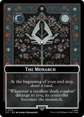 The Monarch // Treasure Double-Sided Token [The Lord of the Rings: Tales of Middle-Earth Commander Tokens] | Empire Gaming NC