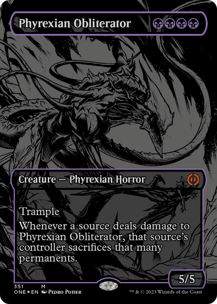 Phyrexian Obliterator (Oil Slick Raised Foil) [Phyrexia: All Will Be One] | Empire Gaming NC