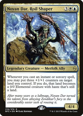 Noyan Dar, Roil Shaper [Battle for Zendikar Promos] | Empire Gaming NC