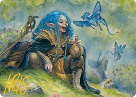 Feywild Trickster Art Card (Gold-Stamped Signature) [Dungeons & Dragons: Adventures in the Forgotten Realms Art Series] | Empire Gaming NC