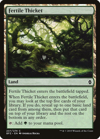 Fertile Thicket [Battle for Zendikar] | Empire Gaming NC