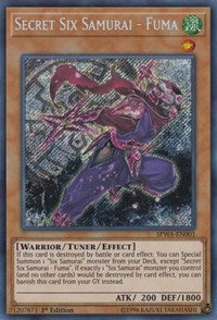 Secret Six Samurai - Fuma [SPWA-EN001] Secret Rare | Empire Gaming NC