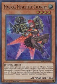 Magical Musketeer Calamity [SPWA-EN020] Super Rare | Empire Gaming NC