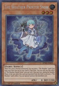 The Weather Painter Snow [SPWA-EN029] Secret Rare | Empire Gaming NC