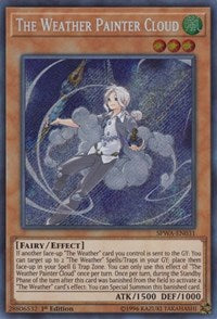 The Weather Painter Cloud [SPWA-EN031] Secret Rare | Empire Gaming NC