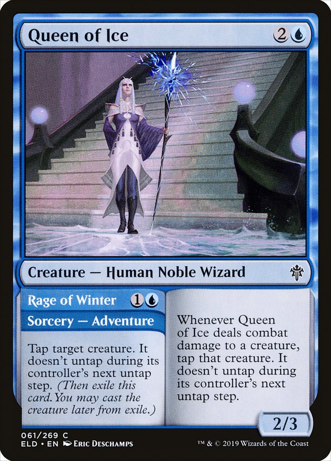 Queen of Ice // Rage of Winter [Throne of Eldraine] | Empire Gaming NC