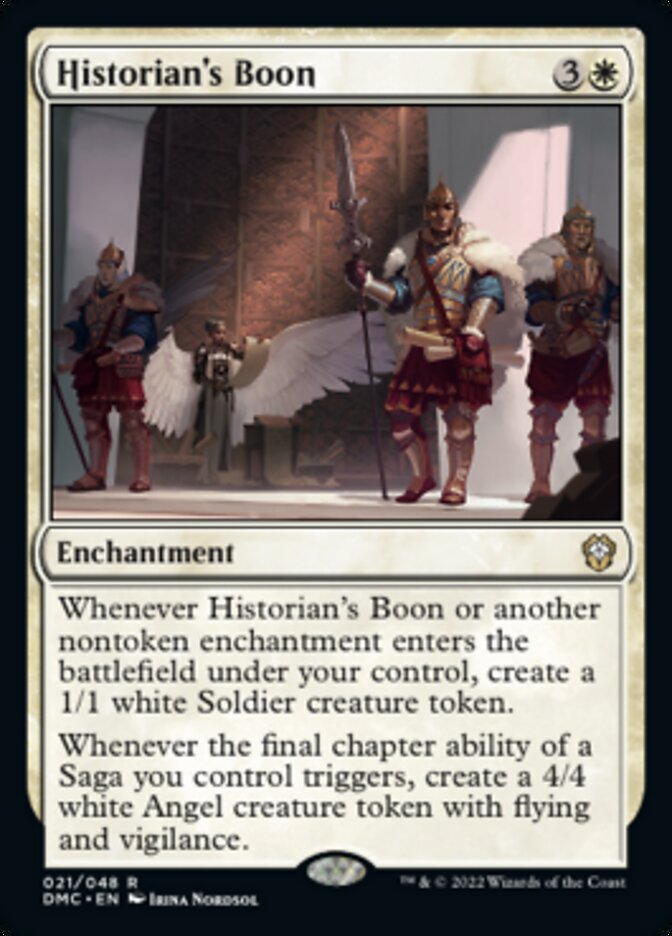 Historian's Boon [Dominaria United Commander] | Empire Gaming NC