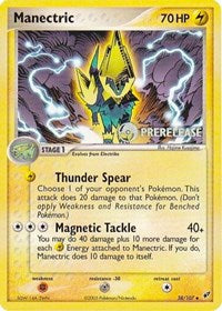 Manectric (EX Deoxys) (Prerelease Promo) (38) [Nintendo Promos] | Empire Gaming NC