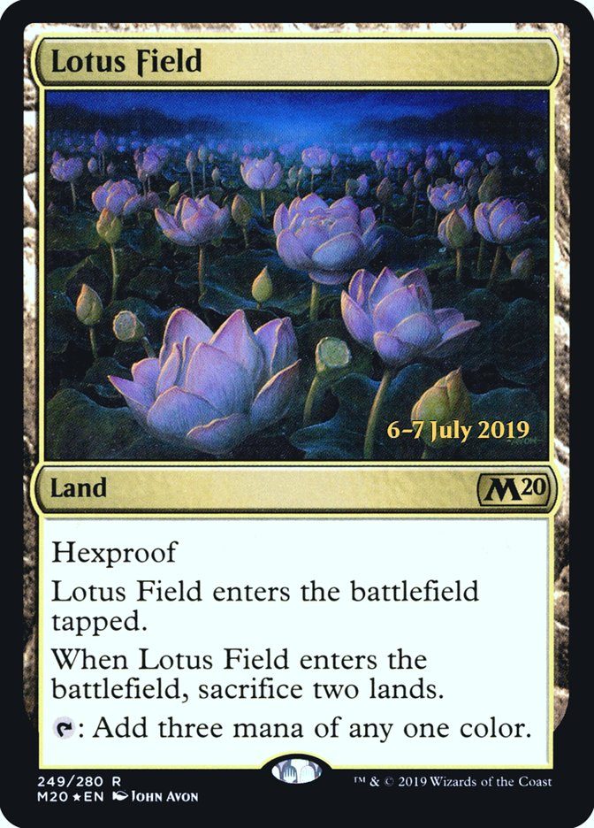 Lotus Field  [Core Set 2020 Prerelease Promos] | Empire Gaming NC