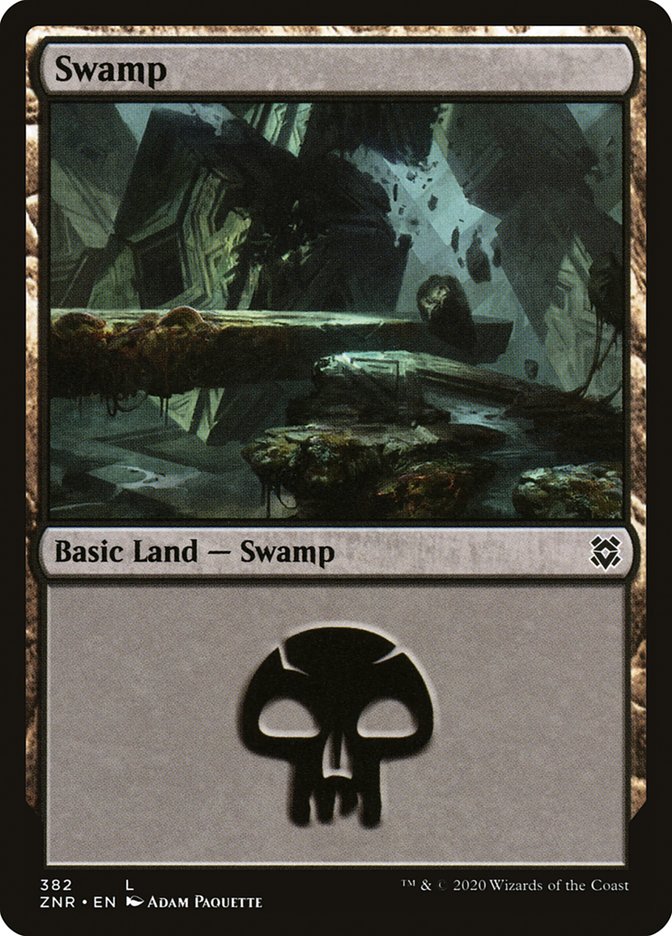 Swamp (382) [Zendikar Rising] | Empire Gaming NC