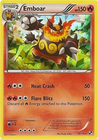 Emboar (BW Base Set) (Cracked Ice Holo) (19) [Deck Exclusives] | Empire Gaming NC