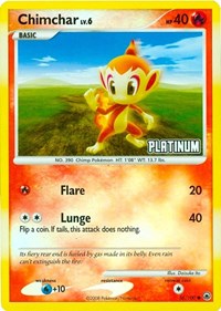 Chimchar (Platinum) (56) [Burger King Promos] | Empire Gaming NC