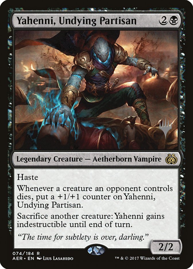 Yahenni, Undying Partisan (Promo Pack) [Aether Revolt Promos] | Empire Gaming NC