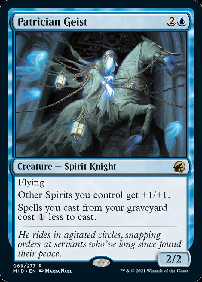 Patrician Geist [Innistrad: Midnight Hunt] | Empire Gaming NC