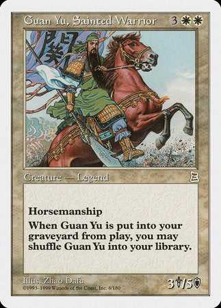 Guan Yu, Sainted Warrior [Portal Three Kingdoms] | Empire Gaming NC