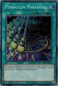 Pendulum Paradox [EXFO-EN061] Secret Rare | Empire Gaming NC