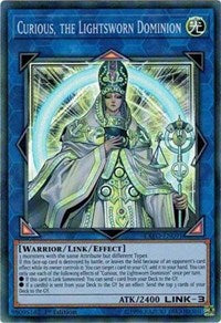 Curious, the Lightsworn Dominion [EXFO-EN091] Super Rare | Empire Gaming NC