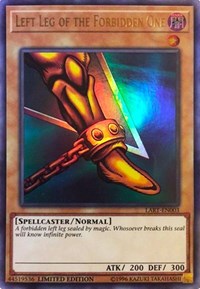 Left Leg of the Forbidden One [LART-EN003] Ultra Rare | Empire Gaming NC