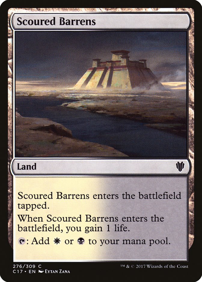 Scoured Barrens [Commander 2017] | Empire Gaming NC