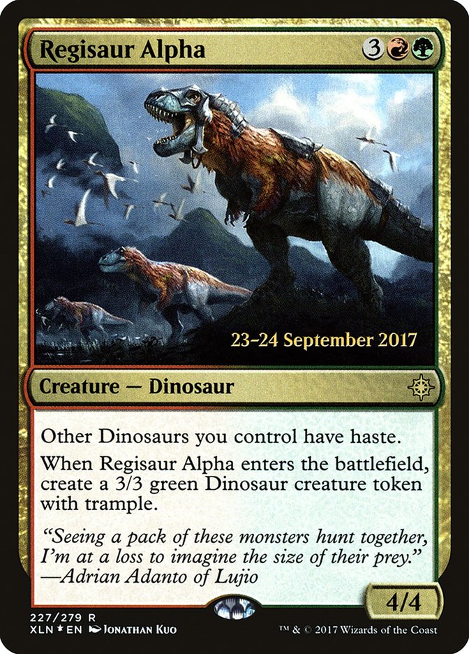 Regisaur Alpha  [Ixalan Prerelease Promos] | Empire Gaming NC