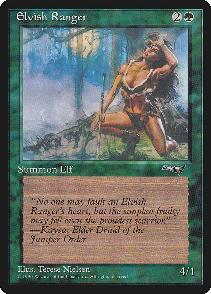 Elvish Ranger (Moon Background) [Alliances] | Empire Gaming NC