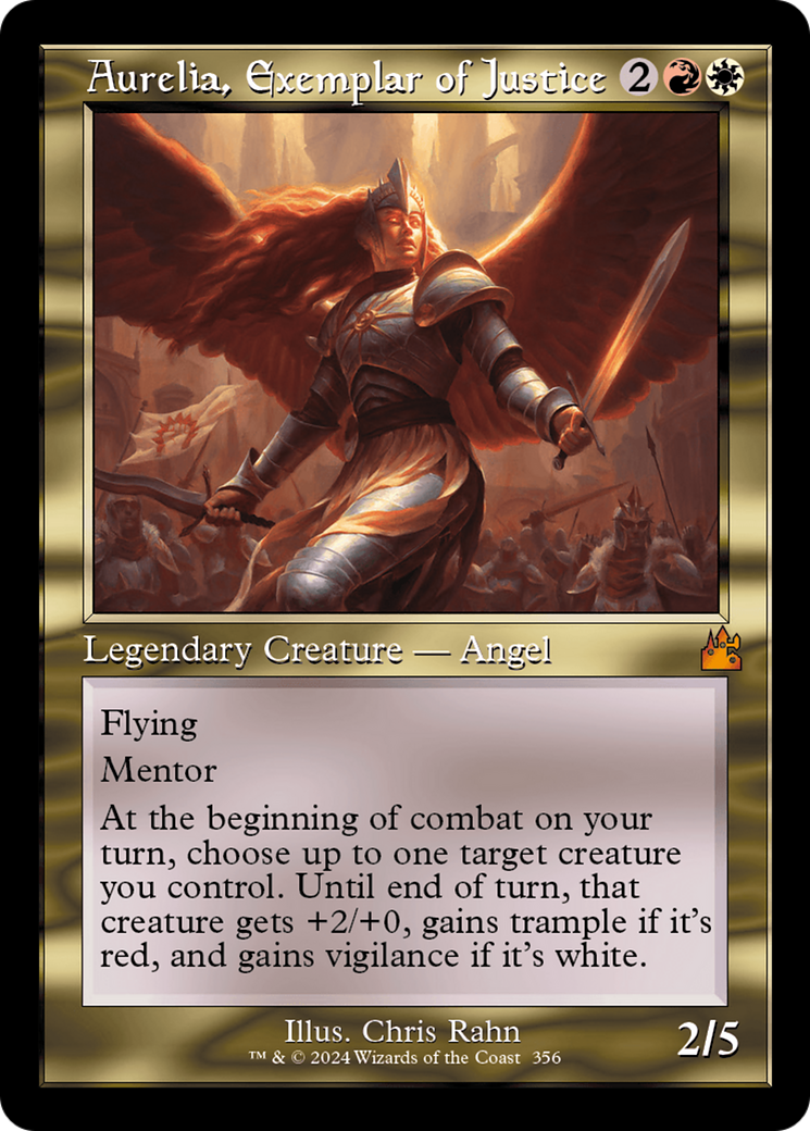 Aurelia, Exemplar of Justice (Retro) [Ravnica Remastered] | Empire Gaming NC