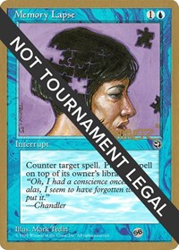 Memory Lapse (Version 2) - 1996 Shawn "Hammer" Regnier (HML) (SB) [World Championship Decks] | Empire Gaming NC