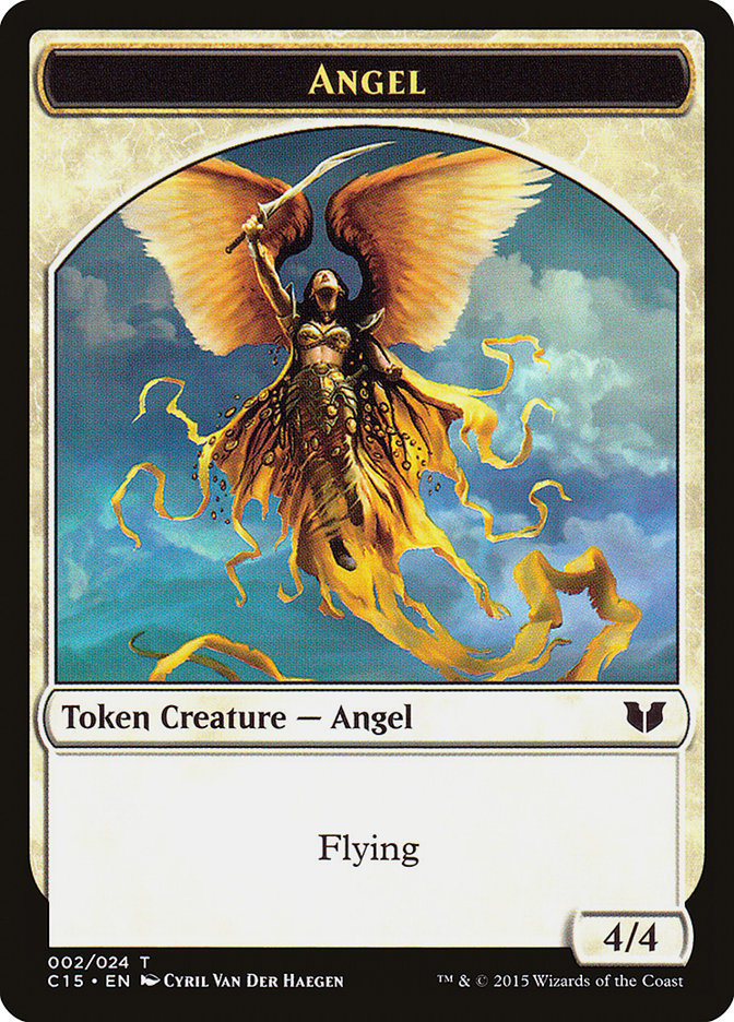 Spirit (022) // Angel Double-Sided Token [Commander 2015 Tokens] | Empire Gaming NC