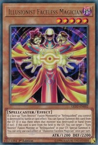 Illusionist Faceless Magician [LED2-EN002] Rare | Empire Gaming NC