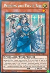 Priestess with Eyes of Blue [LCKC-EN016] Secret Rare | Empire Gaming NC