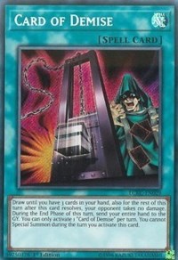 Card of Demise [LCKC-EN029] Secret Rare | Empire Gaming NC